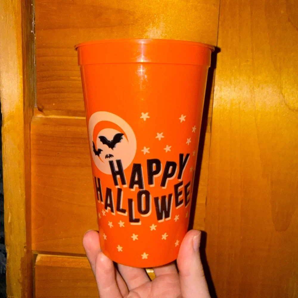 Orange Halloween Party Cup